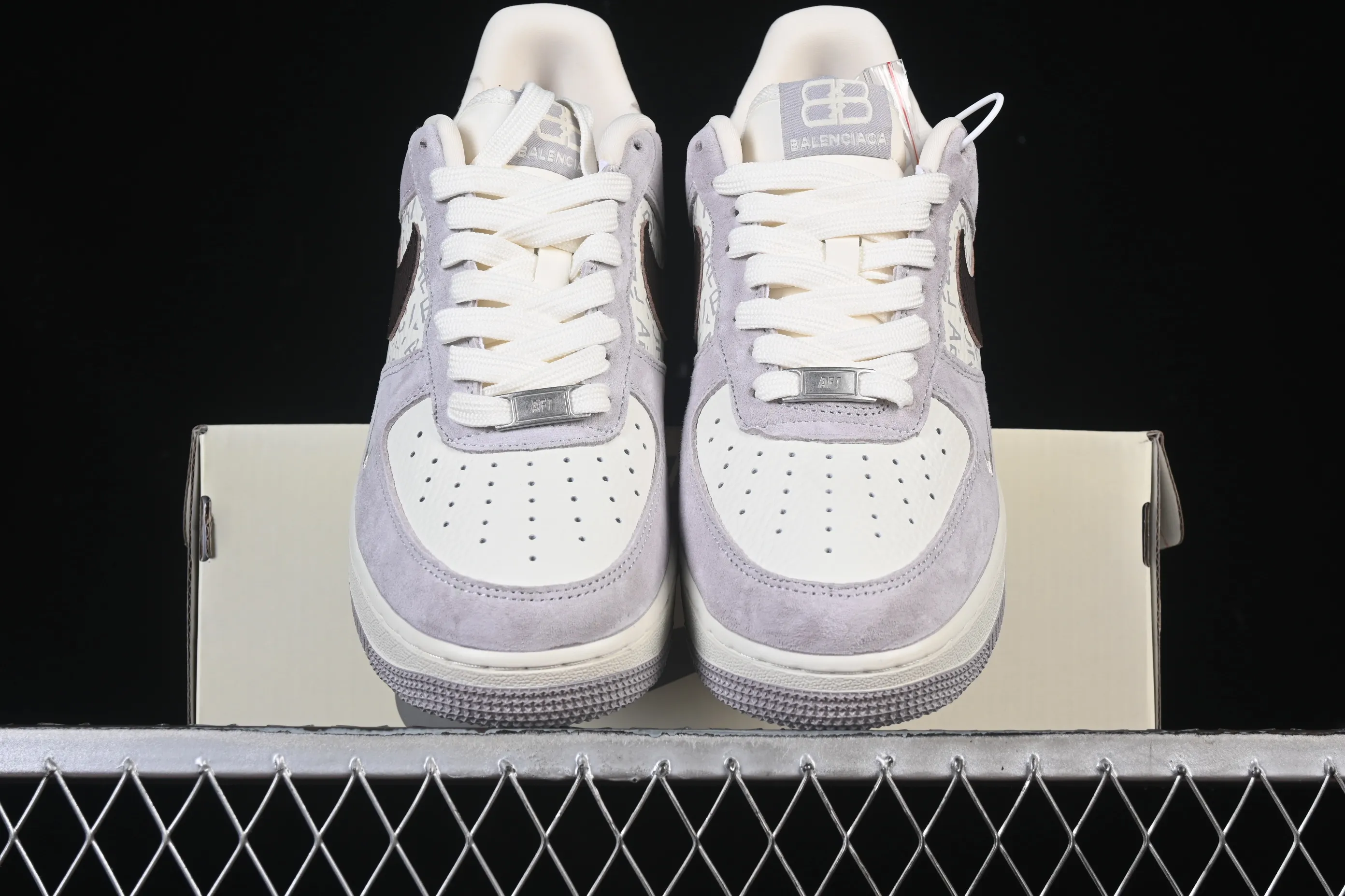 All categories Nk Air Force 1 Air Force series Nk Air Force 1 Low Air Force low-top Nike Air Force 1'07 Low Balenciaga co-branded white brown Air Force 1 low-top casual sneakers YF9511-806
